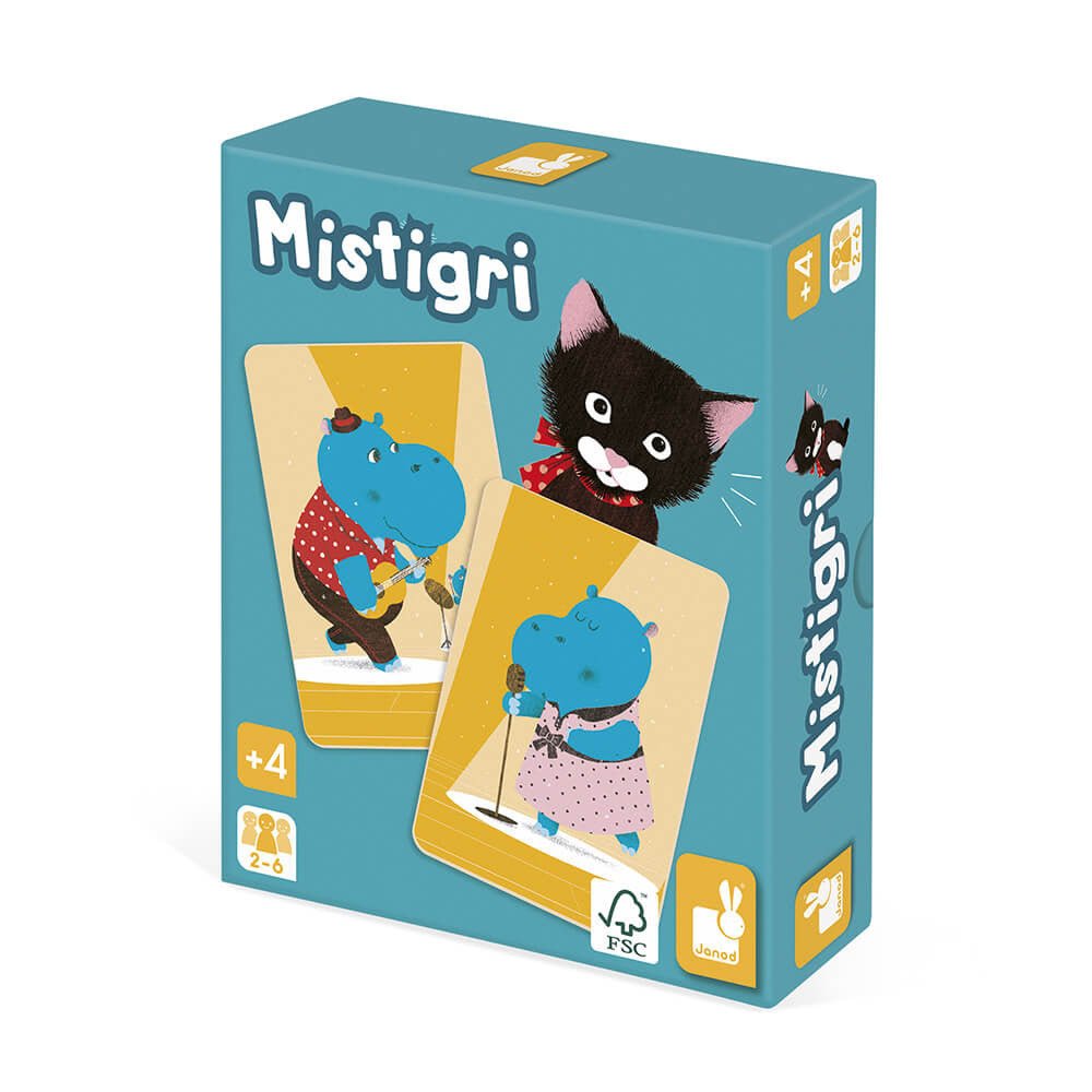 JUEGO DE CARTAS JANOD ·MISTIGRI· - Happy Moments Baby