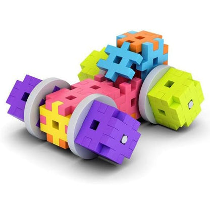 JUEGO DE CONSTRUCCIÓN BLOQUES MELI ·100 PIEZAS BASIC CONSTRUCTOR· - Happy Moments Baby