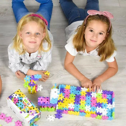 JUEGO DE CONSTRUCCIÓN BLOQUES MELI ·100 PIEZAS MAXI PASTEL· - Happy Moments Baby