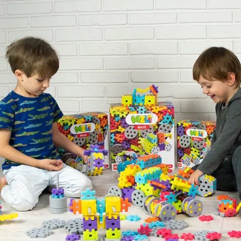 JUEGO DE CONSTRUCCIÓN BLOQUES MELI ·120 PIEZAS MAXI CONSTRUCTOR· - Happy Moments Baby