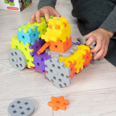 JUEGO DE CONSTRUCCIÓN BLOQUES MELI ·120 PIEZAS MAXI CONSTRUCTOR· - Happy Moments Baby