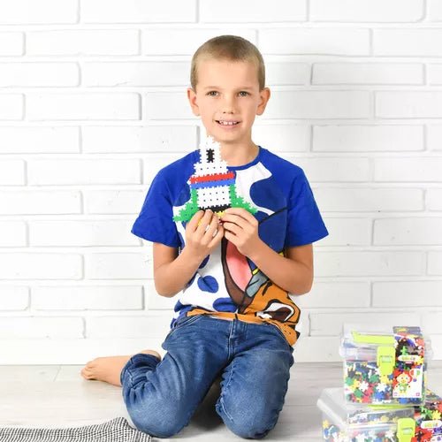 JUEGO DE CONSTRUCCIÓN BLOQUES MELI ·200 PIEZAS MINI· - Happy Moments Baby