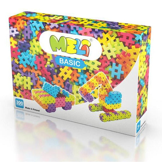 JUEGO DE CONSTRUCCIÓN BLOQUES MELI ·300 PIEZAS BASIC· - Happy Moments Baby