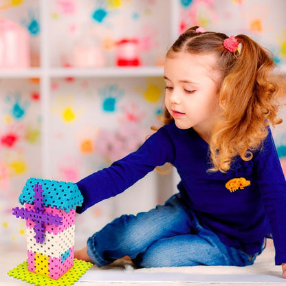 JUEGO DE CONSTRUCCIÓN BLOQUES MELI ·300 PIEZAS BASIC PASTEL· - Happy Moments Baby