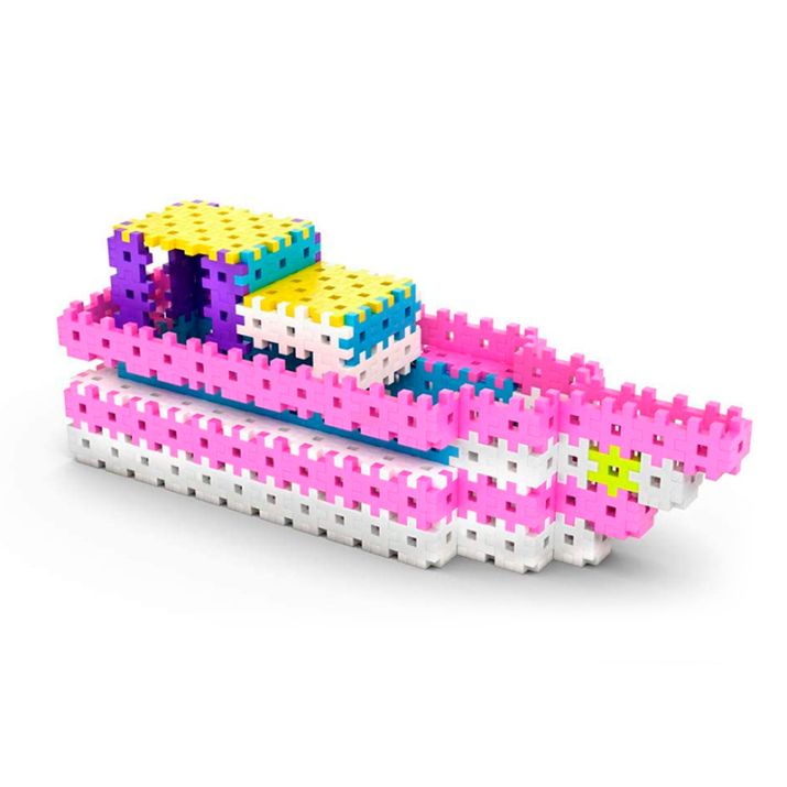 JUEGO DE CONSTRUCCIÓN BLOQUES MELI ·300 PIEZAS BASIC PASTEL· - Happy Moments Baby