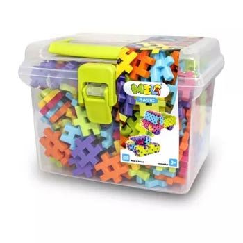 JUEGO DE CONSTRUCCIÓN BLOQUES MELI ·CAJA 250 PIEZAS BASIC· - Happy Moments Baby