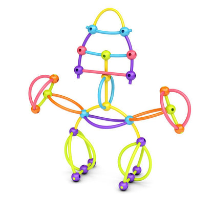 JUEGO DE CONSTRUCCIÓN BLOQUES MELI ·STIK 150· - Happy Moments Baby