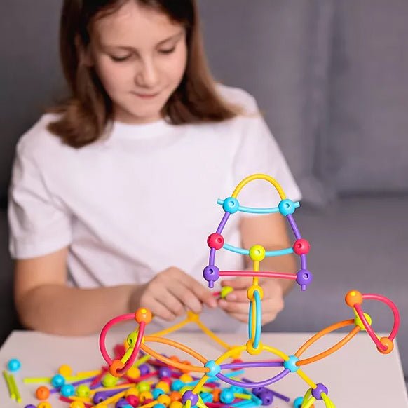 JUEGO DE CONSTRUCCIÓN BLOQUES MELI ·STIK 300· - Happy Moments Baby