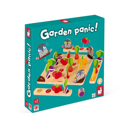 JUEGO DE MESA DE MADERA JANOD ·GARDEN PANIC· - Happy Moments Baby