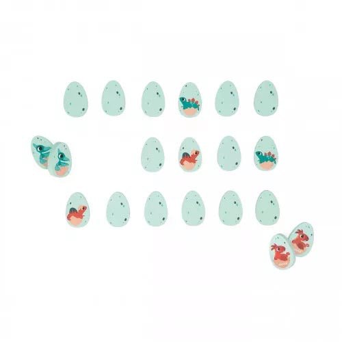 JUEGO DE MESA DE MADERA JANOD ·MEMORY DINO· - Happy Moments Baby