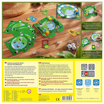 JUEGO DE MESA HABA ·ANIMALES DEL MUNDO· - Happy Moments Baby