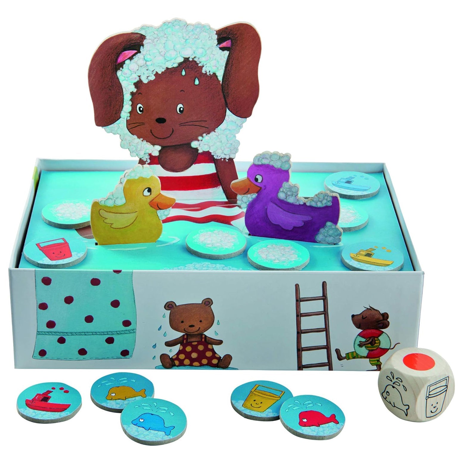 JUEGO DE MESA HABA ·EL CONEJITO BURBUJA· - Happy Moments Baby
