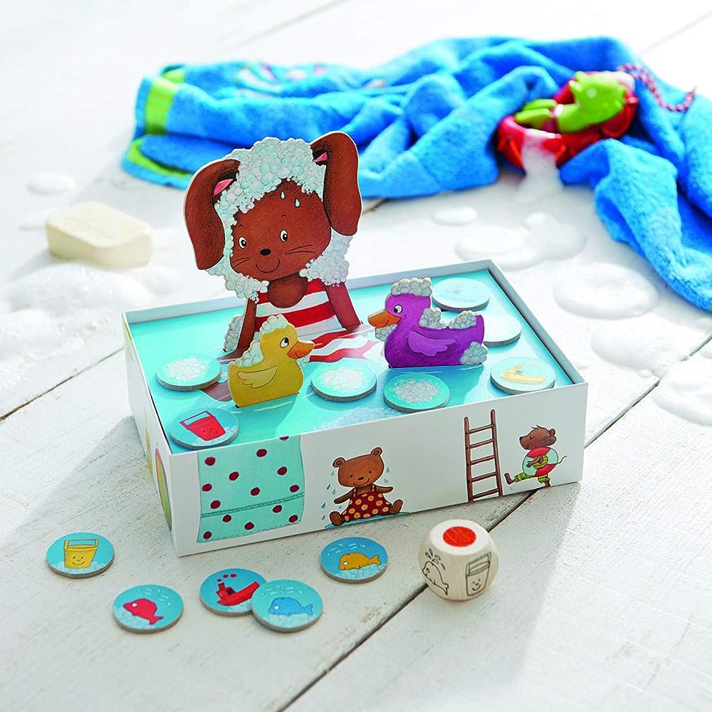 JUEGO DE MESA HABA ·EL CONEJITO BURBUJA· - Happy Moments Baby