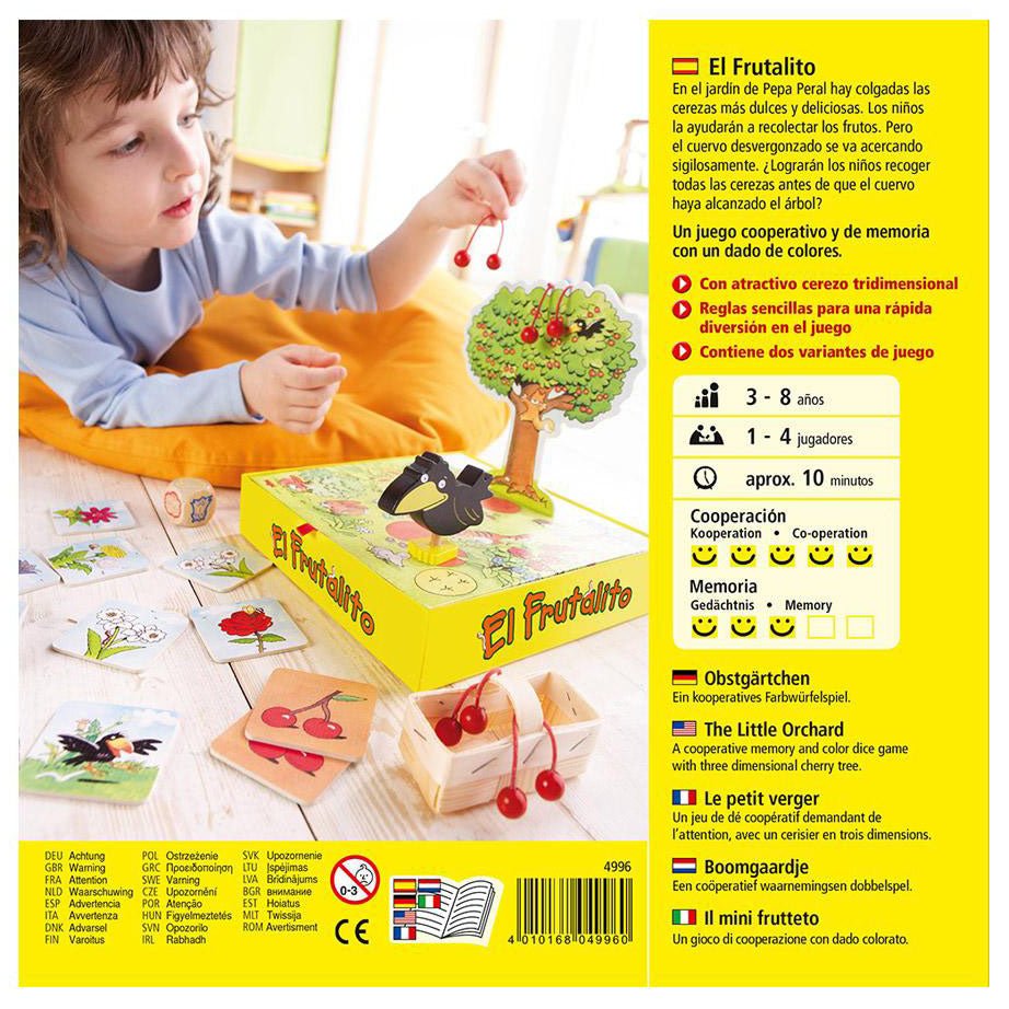 JUEGO DE MESA HABA ·EL FRUTALITO· - Happy Moments Baby