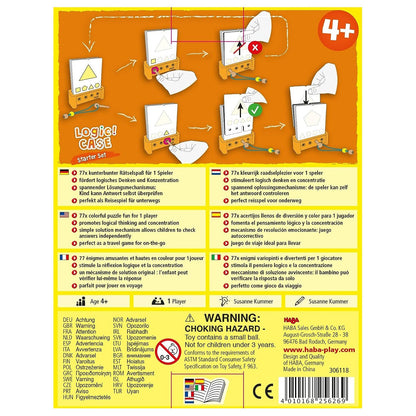 JUEGO DE MESA HABA ·LOGIC CASE STARTER SET + 4 AÑOS· - Happy Moments Baby