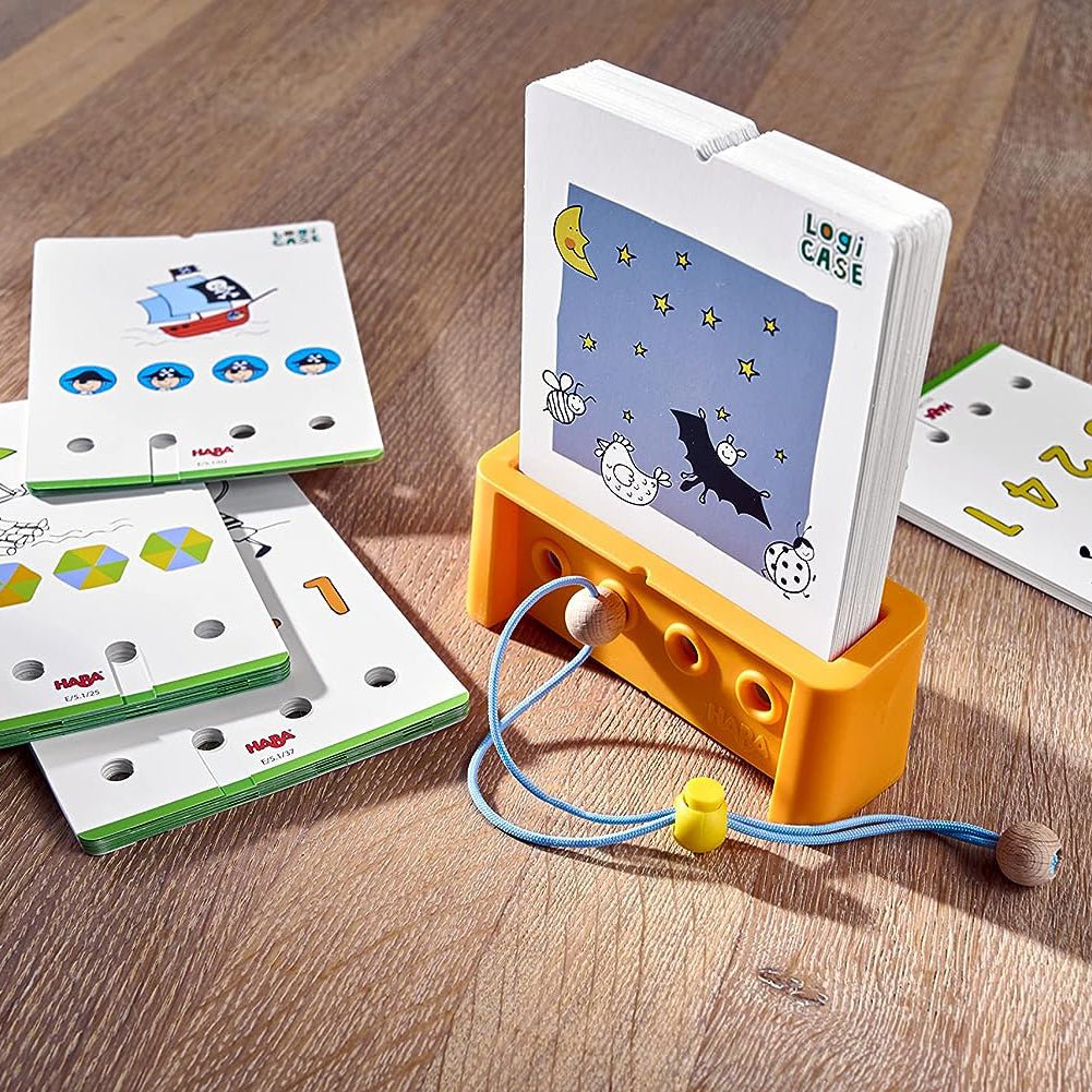 JUEGO DE MESA HABA ·LOGIC CASE STARTER SET + 5 AÑOS· - Happy Moments Baby