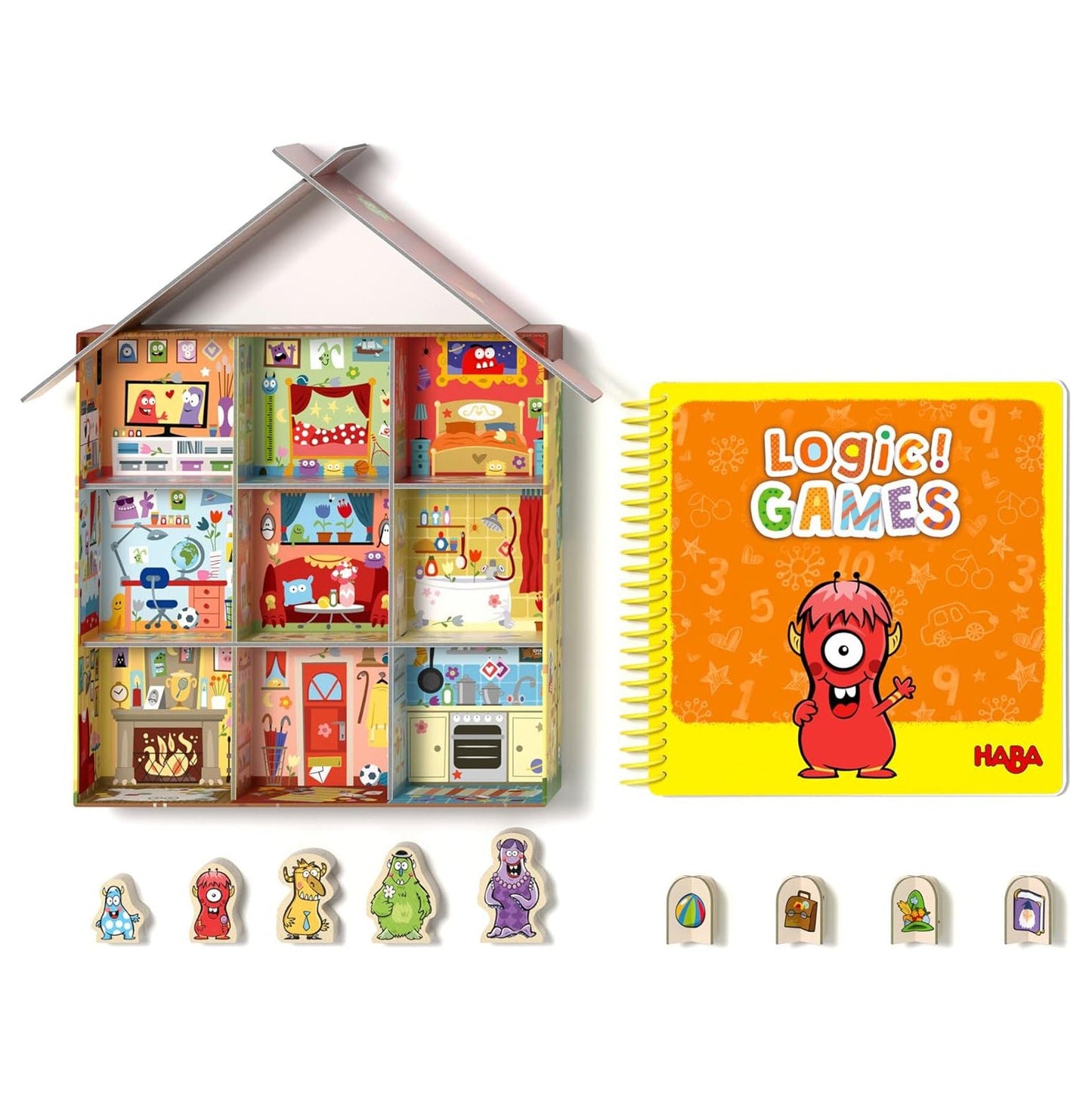 JUEGO DE MESA HABA ·LOGIC GAMES ¿DÓNDE ESTÁ WANDA?· - Happy Moments Baby