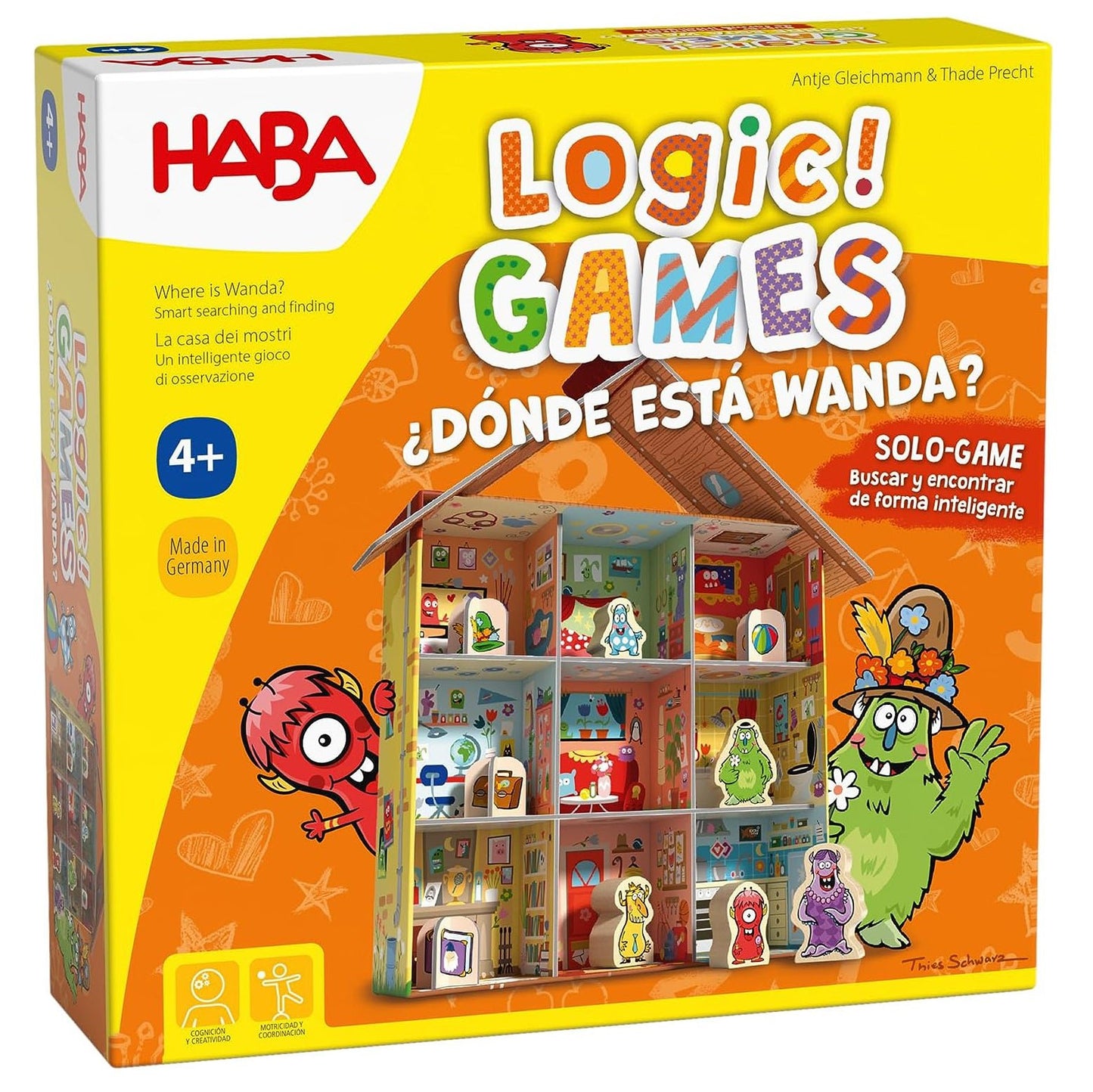 JUEGO DE MESA HABA ·LOGIC GAMES ¿DÓNDE ESTÁ WANDA?· - Happy Moments Baby