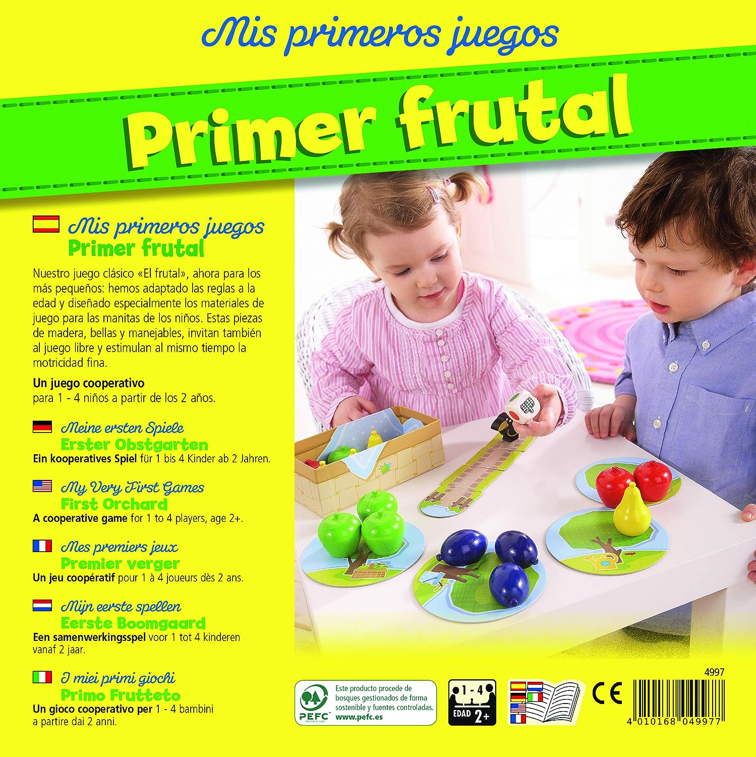 JUEGO DE MESA HABA ·MI PRIMER FRUTAL· - Happy Moments Baby