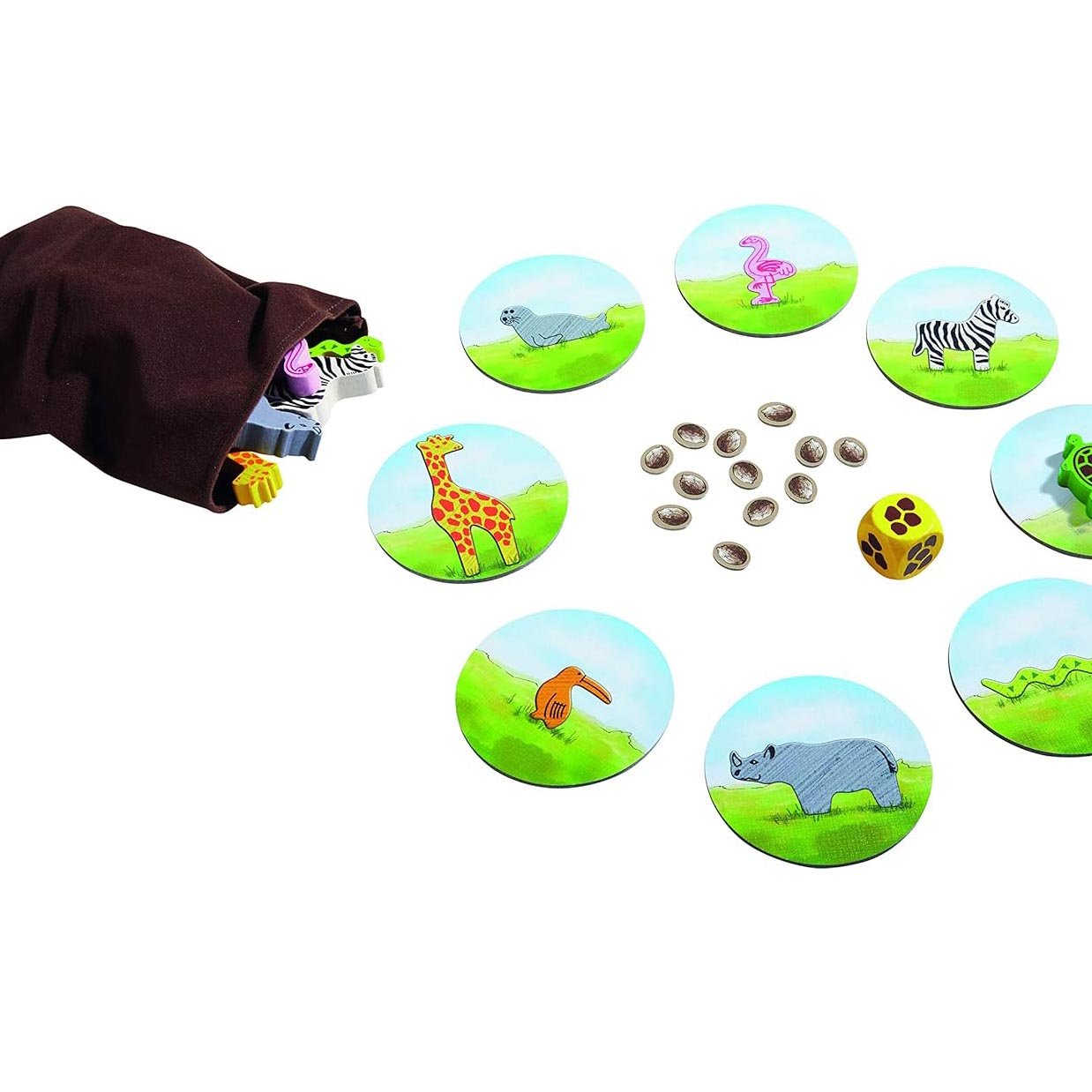 JUEGO DE MESA HABA ·MI PRIMER PARA APRENDER - EL ZOO· - Happy Moments Baby