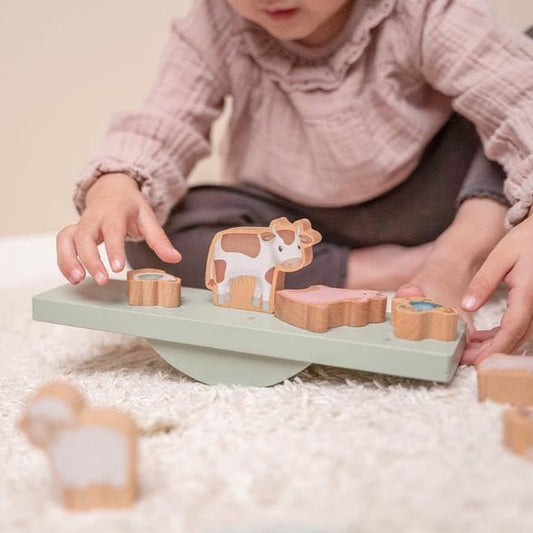 JUEGO DE MESA LITTLE DUTCH ·EQUILIBRIO EN LA GRANJA· - Happy Moments Baby