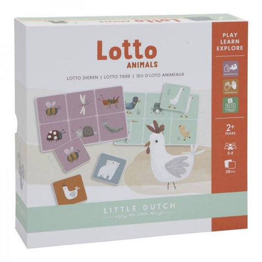 JUEGO DE MESA LITTLE DUTCH ·LOTTO LITTLE FARM· - Happy Moments Baby