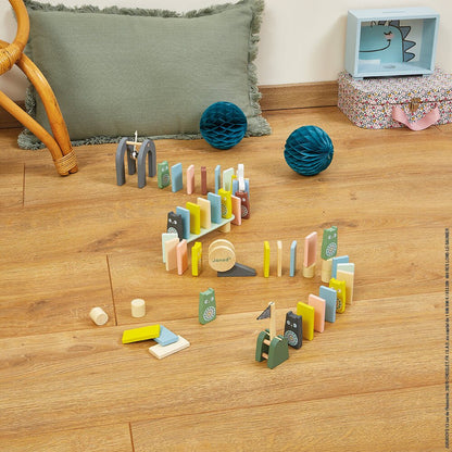 JUEGO EDUCATIVO JANOD ·DOMINÓ SWEET COCOON· - Happy Moments Baby