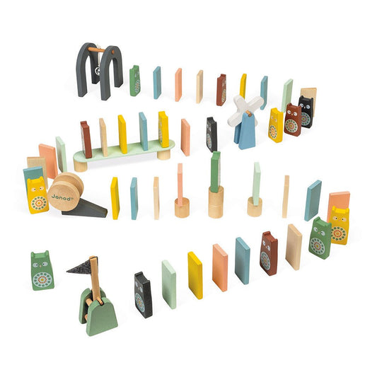 JUEGO EDUCATIVO JANOD ·DOMINÓ SWEET COCOON· - Happy Moments Baby