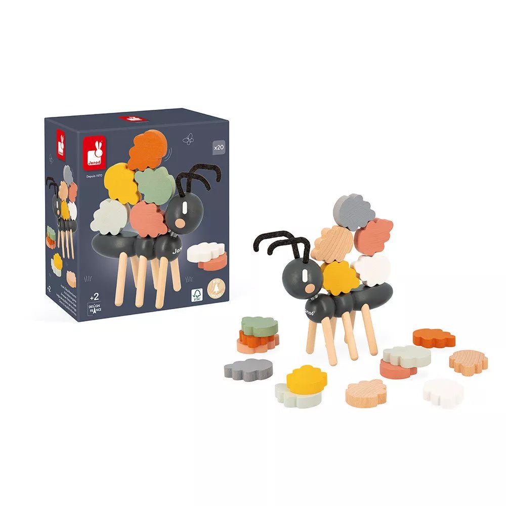 JUEGO EDUCATIVO JANOD ·JUEGO DE EQUILIBRIO HORMIGAS· - Happy Moments Baby
