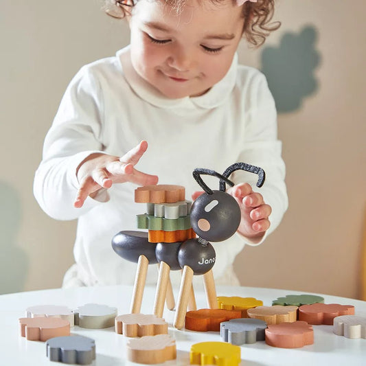 JUEGO EDUCATIVO JANOD ·JUEGO DE EQUILIBRIO HORMIGAS· - Happy Moments Baby