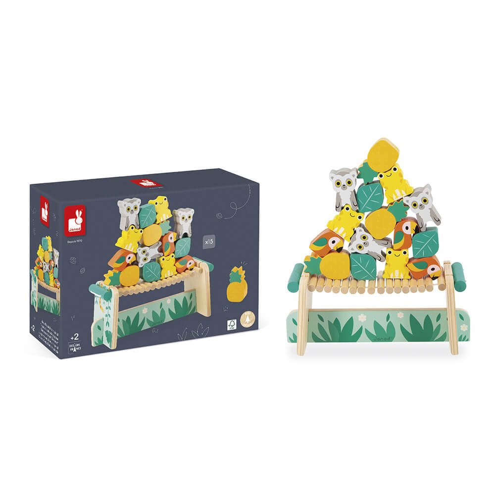 JUEGO EDUCATIVO JANOD ·JUEGO DE EQUILIBRIO TROPIK· - Happy Moments Baby