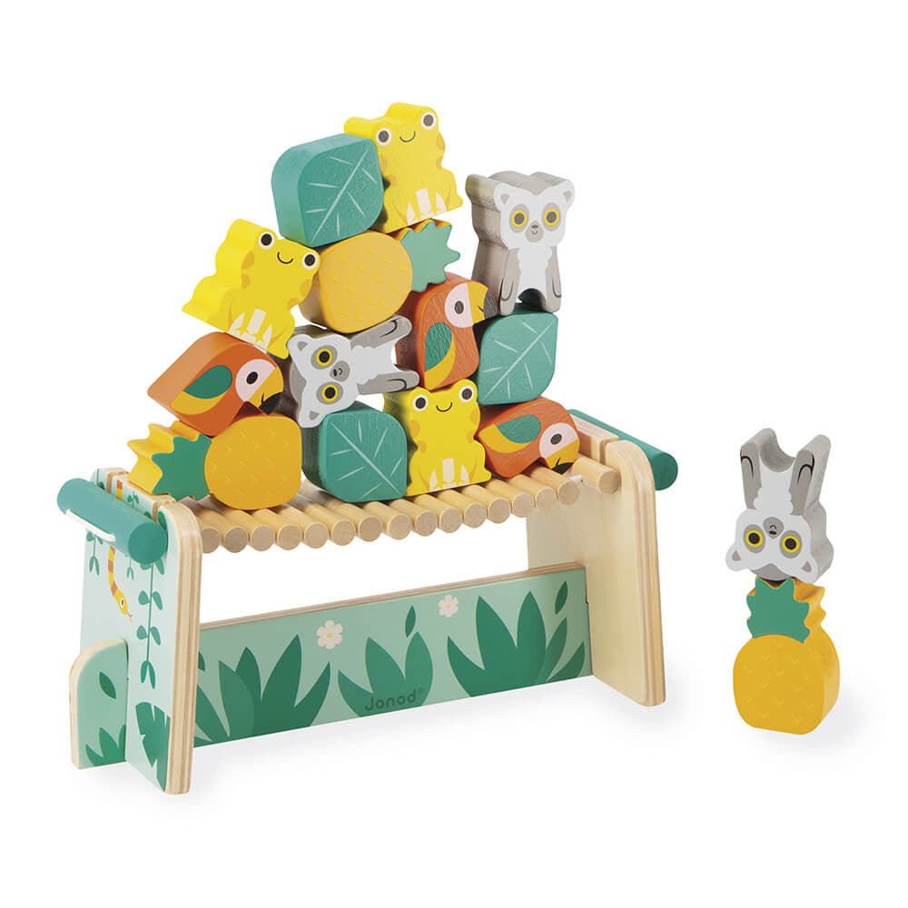 JUEGO EDUCATIVO JANOD ·JUEGO DE EQUILIBRIO TROPIK· - Happy Moments Baby