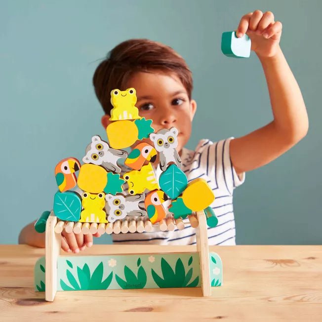 JUEGO EDUCATIVO JANOD ·JUEGO DE EQUILIBRIO TROPIK· - Happy Moments Baby