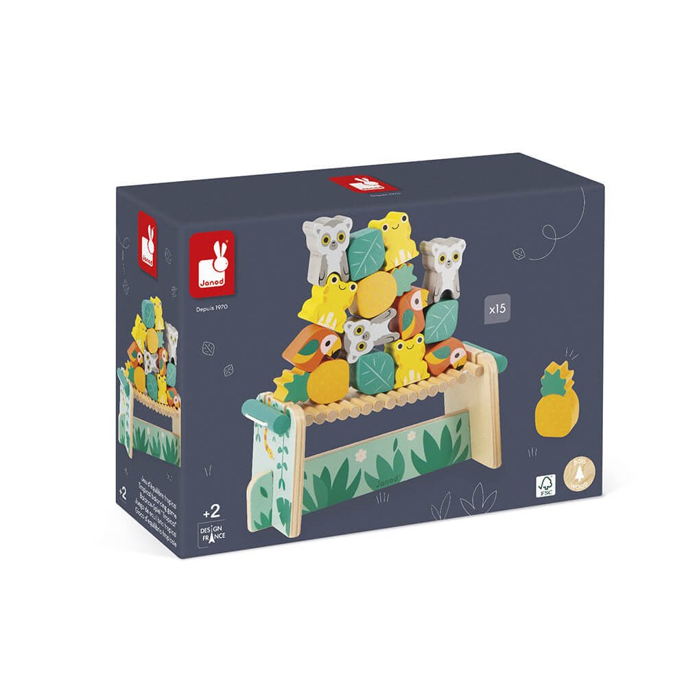 JUEGO EDUCATIVO JANOD ·JUEGO DE EQUILIBRIO TROPIK· - Happy Moments Baby