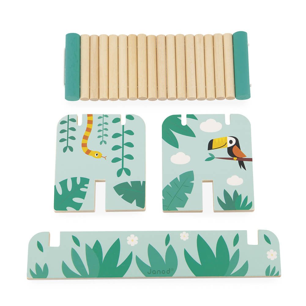 JUEGO EDUCATIVO JANOD ·JUEGO DE EQUILIBRIO TROPIK· - Happy Moments Baby