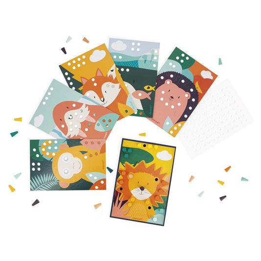 JUEGO EDUCATIVO JANOD ·MOSAICOS DE MADERA· - Happy Moments Baby