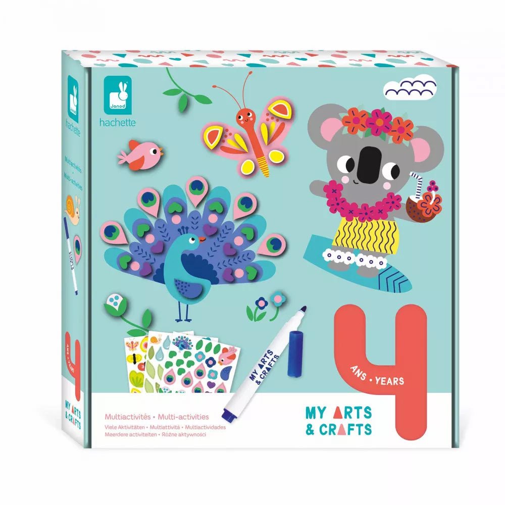 JUEGO EDUCATIVO JANOD ·MULTIACTIVIDADES 4 AÑOS· - Happy Moments Baby
