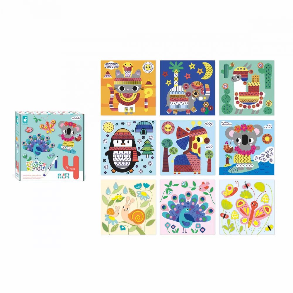 JUEGO EDUCATIVO JANOD ·MULTIACTIVIDADES 4 AÑOS· - Happy Moments Baby
