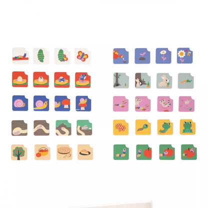 JUEGO EDUCATIVO JANOD ·SECUENCIA DE TARJETAS EL JARDÍN· - Happy Moments Baby