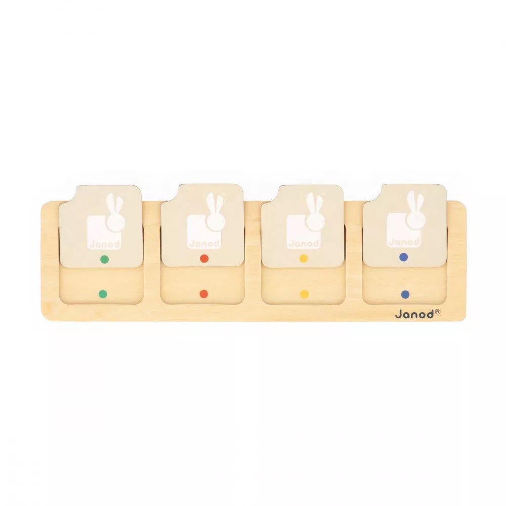 JUEGO EDUCATIVO JANOD ·SECUENCIA DE TARJETAS EL JARDÍN· - Happy Moments Baby