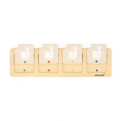JUEGO EDUCATIVO JANOD ·SECUENCIA DE TARJETAS EL JARDÍN· - Happy Moments Baby