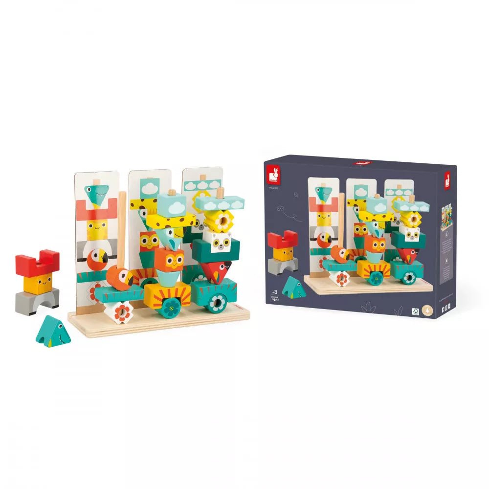 JUEGO EDUCATIVO JANOD ·TROPIK TÓTEM· - Happy Moments Baby