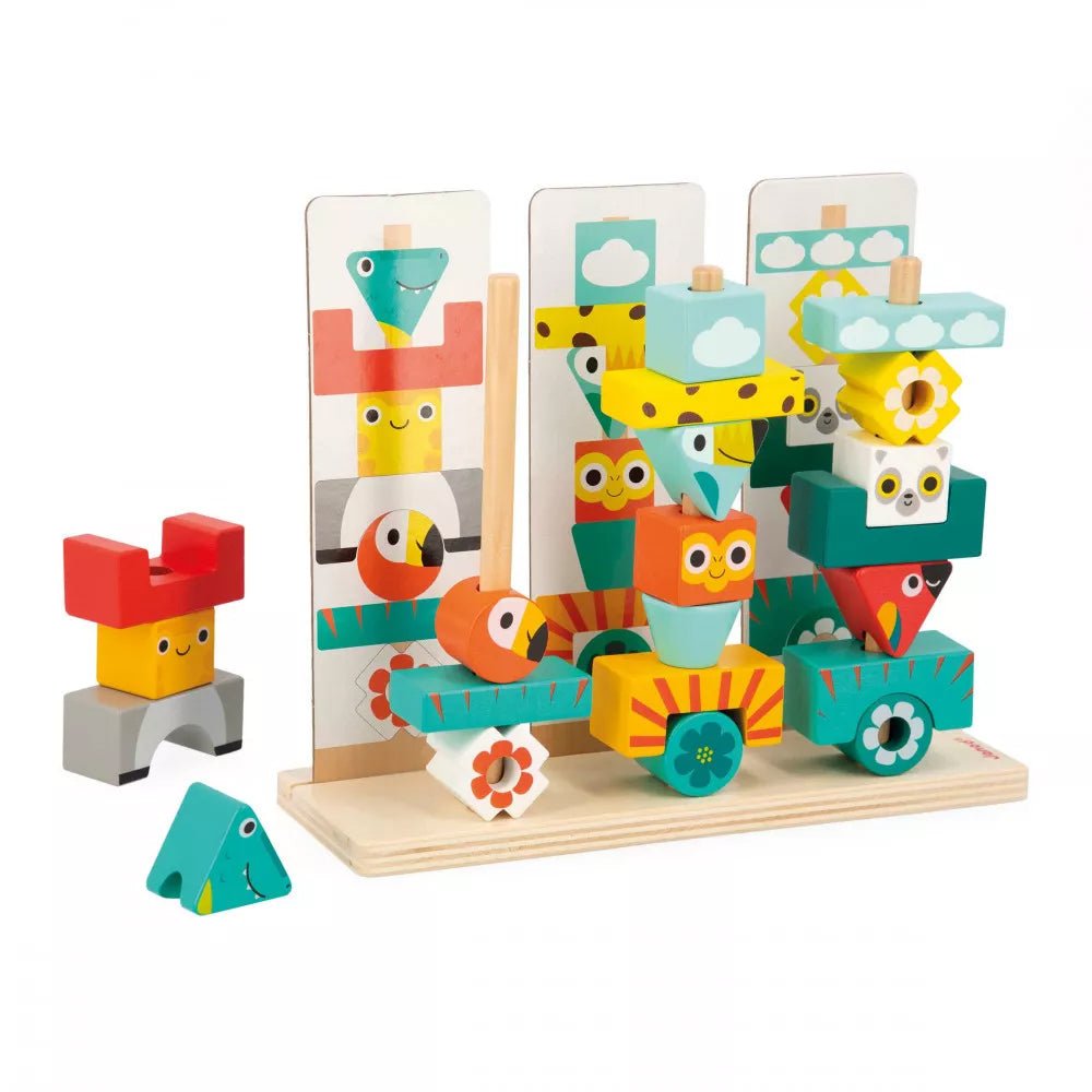 JUEGO EDUCATIVO JANOD ·TROPIK TÓTEM· - Happy Moments Baby