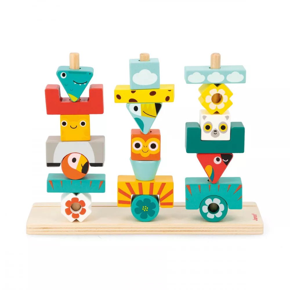 JUEGO EDUCATIVO JANOD ·TROPIK TÓTEM· - Happy Moments Baby