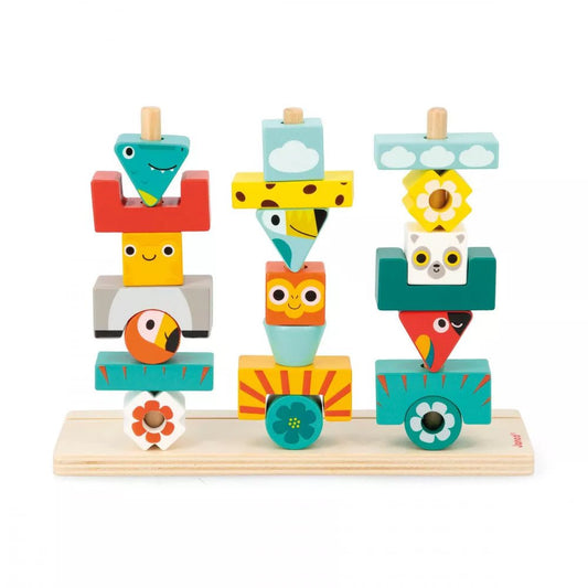 JUEGO EDUCATIVO JANOD ·TROPIK TÓTEM· - Happy Moments Baby