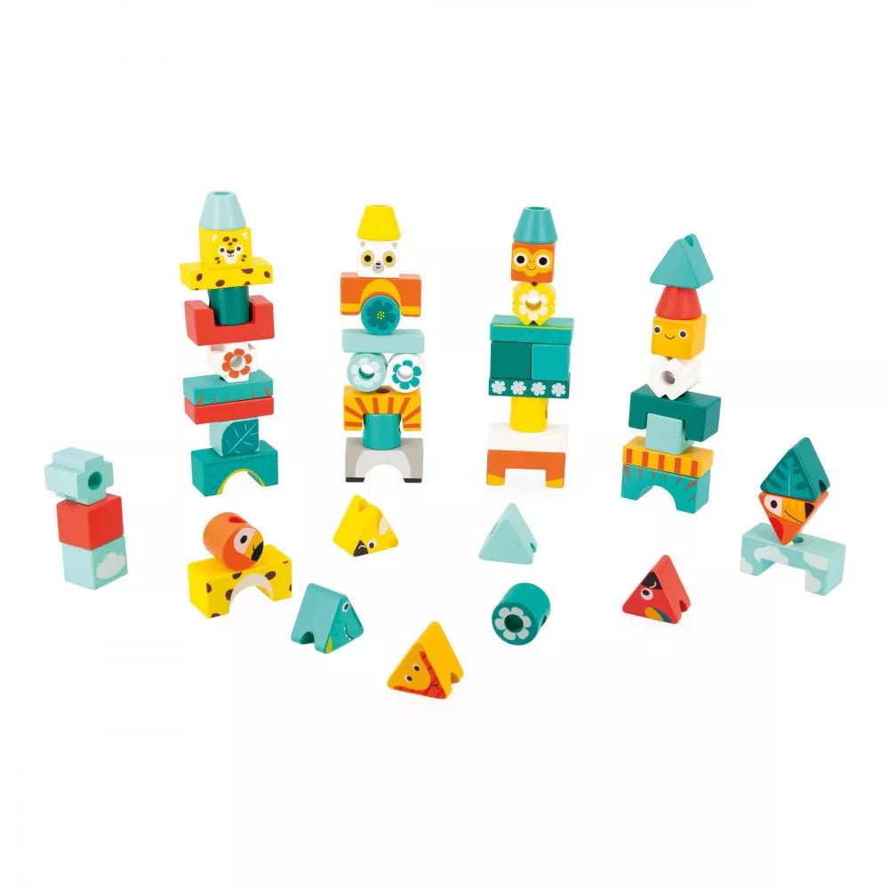 JUEGO EDUCATIVO JANOD ·TROPIK TÓTEM· - Happy Moments Baby