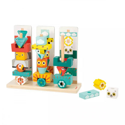 JUEGO EDUCATIVO JANOD ·TROPIK TÓTEM· - Happy Moments Baby