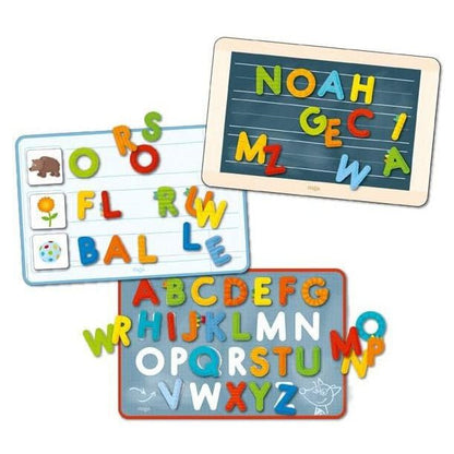 JUEGO EDUCATIVO MAGNÉTICO HABA ·APRENDIENDO EL ABECEDARIO· - Happy Moments Baby