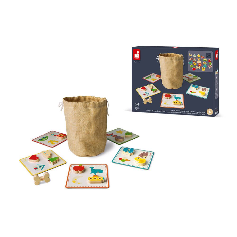 JUEGO EDUCATIVO RECONOCIMIENTO TÁCTIL JANOD ·MEMO TOUCH'· - Happy Moments Baby