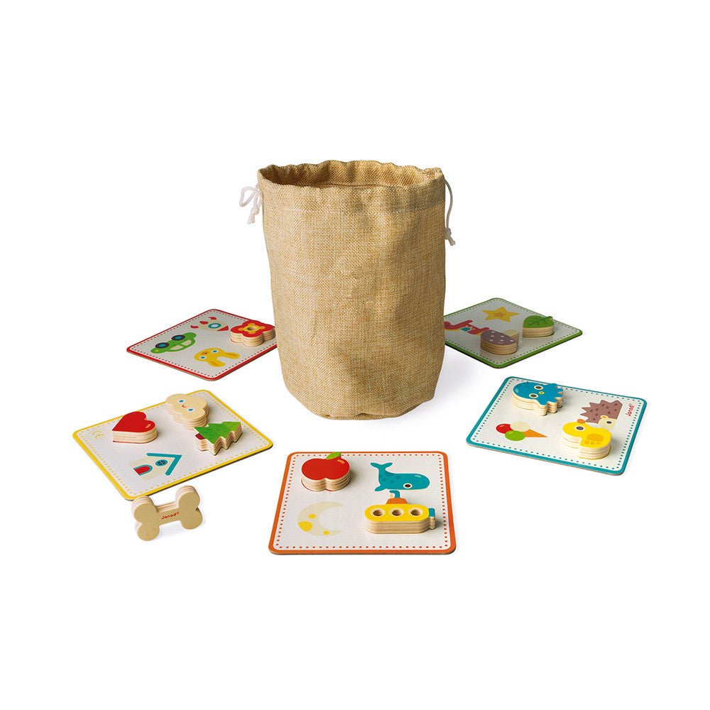 JUEGO EDUCATIVO RECONOCIMIENTO TÁCTIL JANOD ·MEMO TOUCH'· - Happy Moments Baby